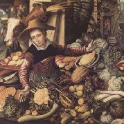 Market Woman with Vegetable Stall (mk14) Pieter Aertsen
